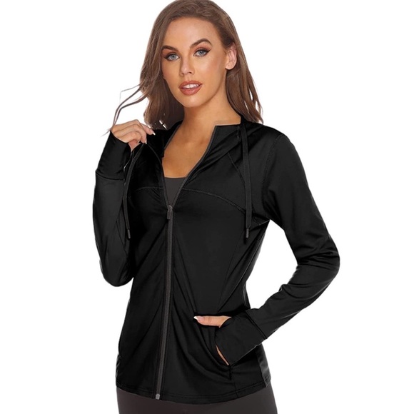 Mocoly Jackets & Blazers - MOCOLY Women's UPF 50+ Sun Protection Hoodie Jacket Lightweight